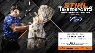 STIHL TIMBERSPORTS® Rookie World Championship 2024 in Milan Italy [upl. by Anividul]