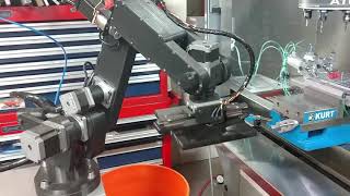 AR2  AR3 robot CNC tending [upl. by Meelas]