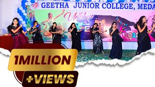 Remix songs Dance Performance by Geeta junior college Medak [upl. by Llerut]