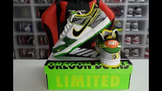 Nike quotWhat the Duckquot University of Oregon Away PE Dunk Low Full Review [upl. by Ieluuk504]