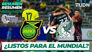 Resumen y goles  Jamaica vs México  Nations League 2022  TUDN [upl. by Marino169]