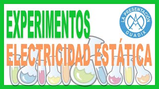 💡 EXPERIMENTO ESCOLAR ► ELECTRICIDAD ESTÁTICA con globos [upl. by Aniri657]