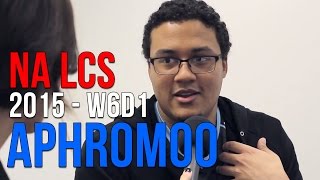 NA LCS 2015 Aphromoo quotI can pick the right support for the right situation and then play it wellquot [upl. by Gris135]