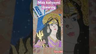 Maa katyani drawing ✍️ art newvideo painting [upl. by Vanna]