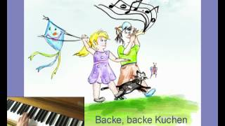 Backe backe Kuchen  Kindermusik [upl. by Varini]