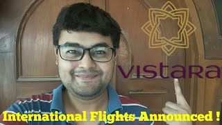 Vistara Goes International [upl. by Ailemrac]