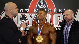 Olympia 2018 212 Champion Flex Lewis Interview [upl. by Ettennil]