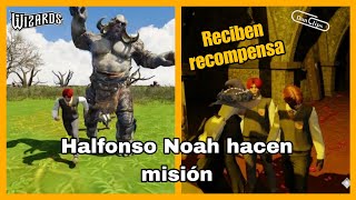 Halfonso Nexxuz Noah hacen misión reciben recompensa Wizards Rp [upl. by Anirt]