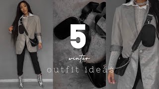 5 WINTER OUTFIT IDEAS  How To Style  South African Youtuber [upl. by Noira]