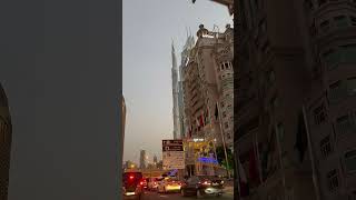 Burj khalifa street view amazing dubai marinadubai uae [upl. by Akemeuwkuhc]