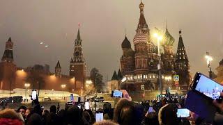 БЕЗ САЛЮТА 🎆 НА КРАСНОЙ ПЛОЩАДИ НОВЫЙ ГОД 2024  WITHOUT FIREWORKS ON RED SQUARE NEW YEAR 2024 [upl. by Klimesh]