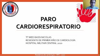 Clase Paro Cardiorespiratorio  Módulo Patologías Básicas [upl. by Naugal]