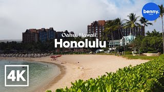 4K Hawaii Beach Lagoons Walking Tour  Ko Olina [upl. by Cleres]