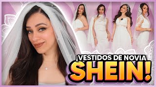 SHEIN NOVIAS VESTIDOS VELOS CORONAS TOCADOS DE PELO  10 LOOKS COMPLETOS [upl. by Thompson]