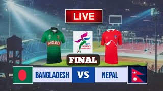 Nepal vs Bangladesh Live  Saff Womens Championship 2024 Final  Watch Along amp Reaction  Cricfoot [upl. by Wie822]