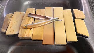 Straight Razor Honing UKEuro Hones  Vol 3 Belgian Gold Coticule Chronicles [upl. by Rafi]