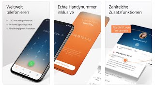 Kostenlose App mit echter dt Handy Rufnummer  satellite [upl. by Rauch]