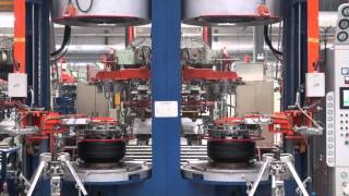 Tire manufacturing process [upl. by Sivrahc]