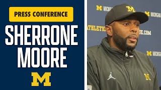 Sherrone Moore Davis Warren React To Michigan Football 3010 Win Over Fresno State GoBlue [upl. by Jessie]