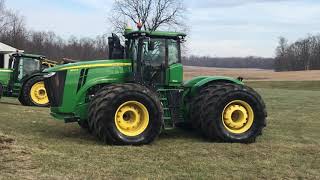 John Deere 9510R tractor Haynes Retirement Auction lot 104 [upl. by Simaj]