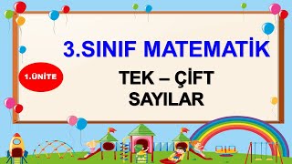 3Sınıf Matematik  Tek ve Çift Sayılar  Konu Anlatımı Test [upl. by Werdma490]