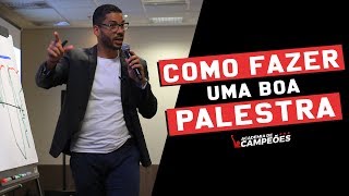 COMO fazer uma BOA palestra  Saiba TUDO o que você precisa FAZER para PERFORMAR bem no palco [upl. by Maker]