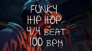 44 Drum Beat  100 BPM  HIP HOP FUNKY [upl. by Prudhoe]