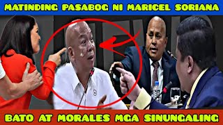 MARICEL SORIANO ANG PASABOG SA SENATE HEARING BATO AT MORALES NADIIN SINUNGALING raffytulfoinaction [upl. by Elrae]