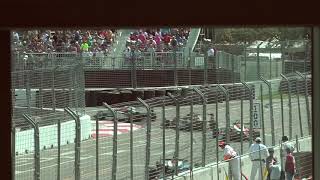 GRAND PRIX CRASHES Two crashes were caught on video [upl. by Llertak]