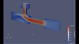 OpenFOAM Tutorial Meshing with ENGRID 2 of 2 RUNNING [upl. by Leschen]