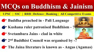 MCQs on Buddhism and Jainism [upl. by Keiko]