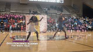 Evolution Dance Academy Duo  DFW Texas Majorette Dance Competition [upl. by Lindholm826]