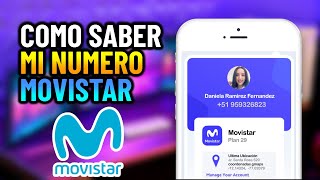 Como saber mi numero de MOVISTAR [upl. by Eirhtug]