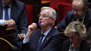 quotLambiance était épouvantablequot  Tension entre Michel Barnier et les députés macronistes en réunion [upl. by Kcitrap]