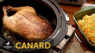 Recette de canard à la mijoteuse sur lit de purée de patates douces au raifort [upl. by Nuahsed]