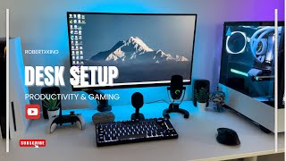 👾My Desk Setup Tour😊 Gaming PC  Playstation5031024 [upl. by Adnahs]