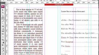 Inhaltsverzeichnis  InDesign CS3 Episode 32 [upl. by Atalee756]