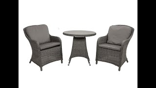 Paris 2 Seater Bistro Imperial Set [upl. by Cenac]