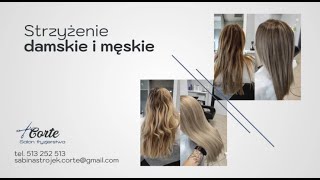 Usługi fryzjerskie Rzeszów Corte Salon Fryzjerstwa [upl. by Estella]