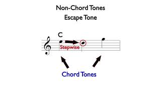 Non Chord Tones 2 Escape Tones and Appoggiaturas [upl. by Lundell759]