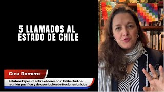 5 llamados para el Estado de Chile [upl. by Solenne]