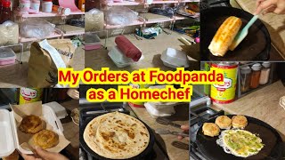 Finally started Small business of food from New Home  Orders at Foodpanda as a Homechef Sonia Vlog [upl. by Simonette]