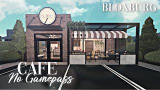 Roblox Bloxburg  No Gamepass Modern Cafe  Minami Oroi [upl. by Eikin84]