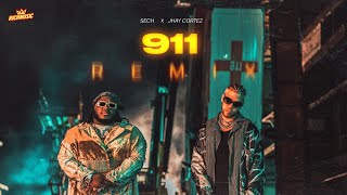 Sech Jhay Cortez  911 REMIX Video Oficial [upl. by Retsel]