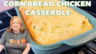 CORN BREAD CHICKEN CASSEROLE [upl. by Epillihp5]