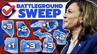 HUGE FORECAST UPDATE Harris May Win ALL SEVEN BATTLEGROUND STATES In 2024 EXCEEDING 2020 Margin [upl. by Anwahsiek]