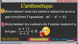 Arithmétique Divisibilité méthodes et techniques [upl. by Yemane473]