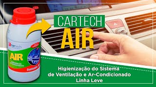 CARTECH HIGIENIZAÇÃO DO SISTEMA DE VENTILAÇÃO E AR CONDICIONADO AUTOMOTIVO [upl. by Lohrman]