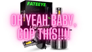 FateEye H4 LED Headlight Upgrade [upl. by Arbma469]