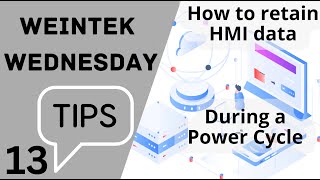 13 How to retain data during a power cycle using RW registers  Weintek USA [upl. by Ardnuhsor673]